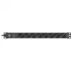Brennenstuhl 1390007308 - 2 m - 8 tomas de corriente - interior - IP20 - aluminio - plástico - negro - plata