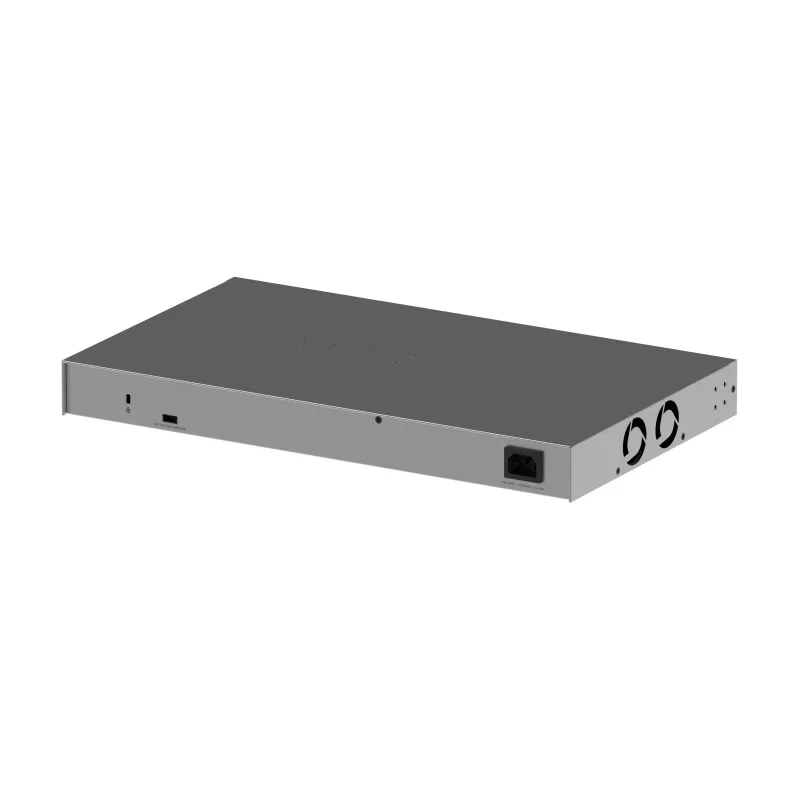 Switch Gigabit Ethernet gestionado Netgear GS752TX, 48x RJ-45 10/100/1000, soporte 10G, rack 1U, gris