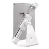 Barkan T71HL soporte de escritorio para tablet con cerradura 7–14 pulgadas, giratorio 360°, blanco
