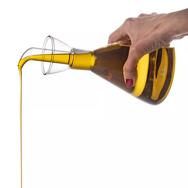 Dispensador de aceite y vinagre JATA HACC4535 botella 125L cristal transparente