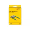DeLOCK Mini PCIe E/S 1 x conector hembra USB 2.0 Type-A Full-Size Half-Size