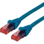 ROLINE - cable de parcheo - RJ-45 (M) a RJ-45 (M) - 3 m - UTP - CAT 6 - libre de halógenos, encapsulado, flexible - azul (21.15.2543)