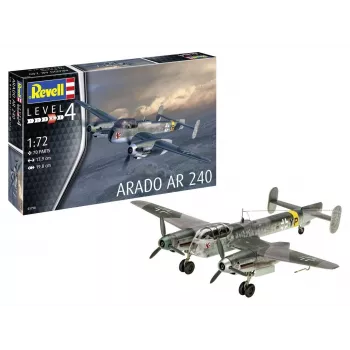 Maqueta de plástico REVELL Arado AR-240 escala 1:72 — modelo de avión para montar