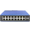 Switch Ethernet Gigabit gestionado L2 industrial DIGITUS 16x RJ-45 + 2x SFP, 12–48V DC, 8000 MAC