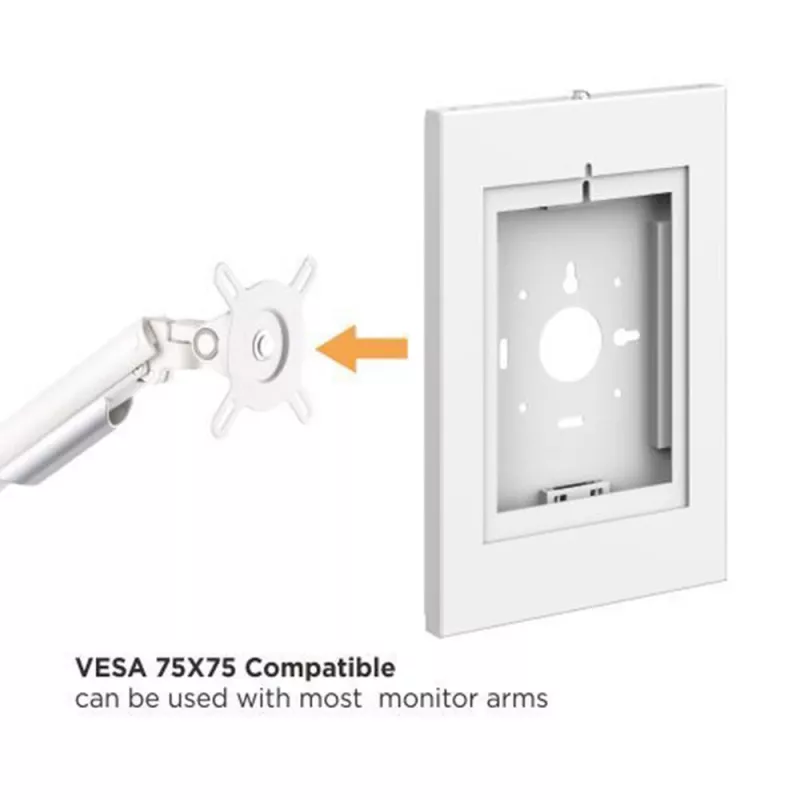 Soporte de pared Maclean para tablets con cerradura MC-474W