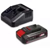 Einhell TE-CD 18/2 Li-i +22 taladro atornillador de percusión a batería 18 V, 1250 rpm, con batería de 2,5 Ah, cargador y maletín, rojo/negro