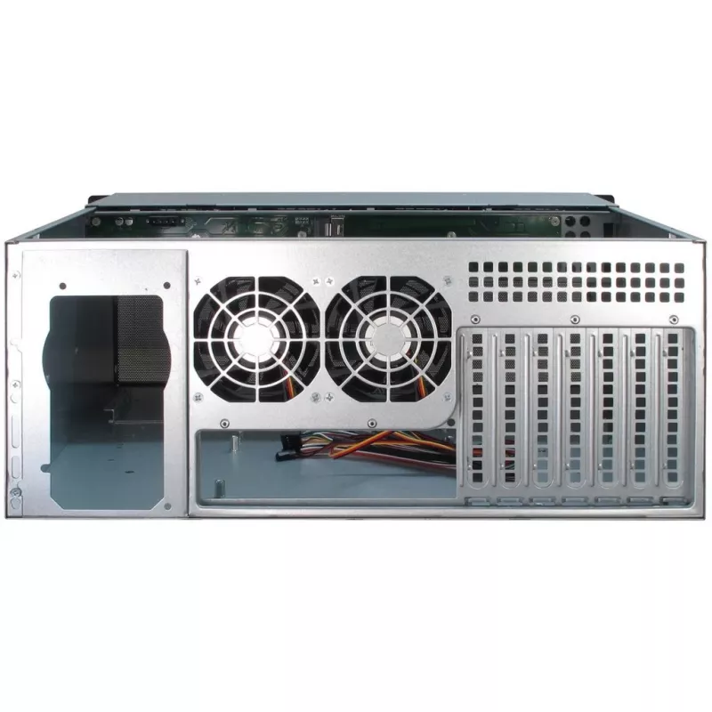 Carcasa de servidor Inter-Tech 4U-4408 rack negro, plateado