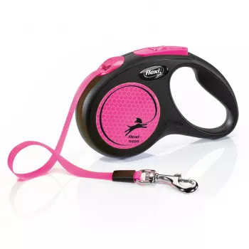 Flexi New Neon S 5 m Correa automática para perros
