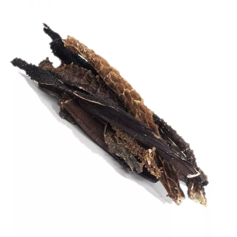 Snack para perros BULT panza de ternera 100 g — snack de un solo ingrediente, masticable hipoalergénico, proteína 49,9 %, grasa 28,2 %