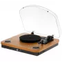 Tocadiscos analógico de transmisión por correa Adler AD 1914 con conexión USB, plato cerámico, motor de corriente continua, 33 1/3 rpm, Bluetooth 5.4, salidas RCA, altavoces integrados