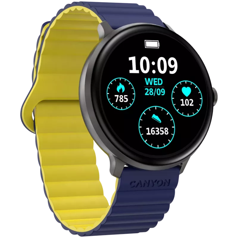 Canyon SW-69 - Jacky - Smartwatch - BT - color. Pantalla LTPS 1.3 - sumergible. IP68 - 25 deportes