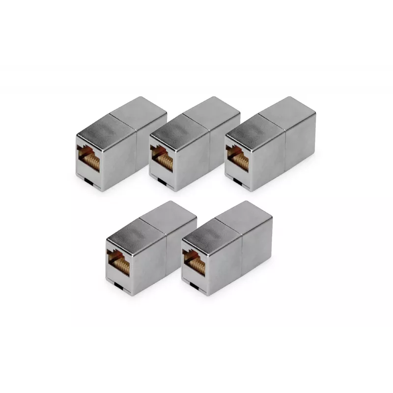 Acoplador modular RJ45 Digitus DN-93901-5 5 uds. dorado plata