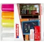 Rotulador de tiza Edding 4095 Bullet gris naranja rosa blanco amarillo 5 pcs