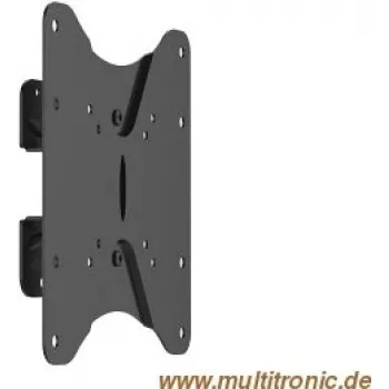Soporte de pared delgado para TV Equip de 23 a 42 pulgadas, 106,7 cm (42 pulgadas), 75 x 75 mm, 200 x 200 mm, -15 - 10°, acero, negro