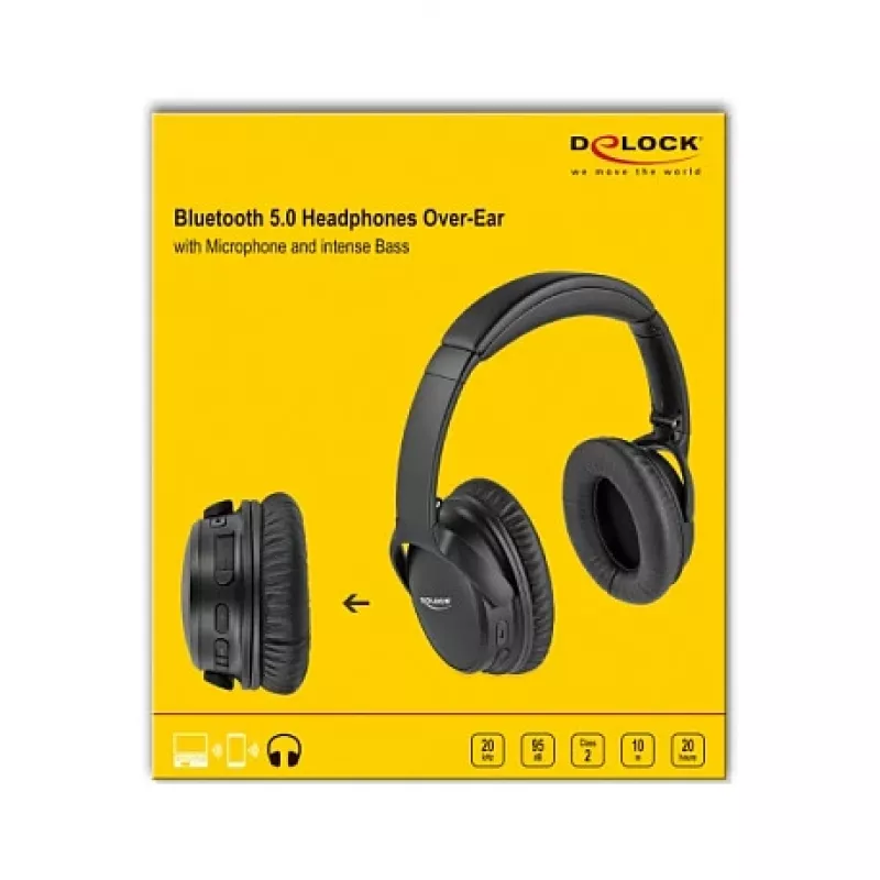 Auriculares Bluetooth 5.0 DeLOCK