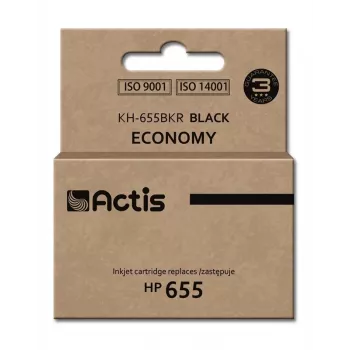 Tinta Actis KH-655BKR (sustituto de HP 655 CZ109AE; estándar; 20 ml; negro)