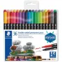 Staedtler 3187 TB36 juego de rotuladores de doble punta, 36 piezas, colores surtidos