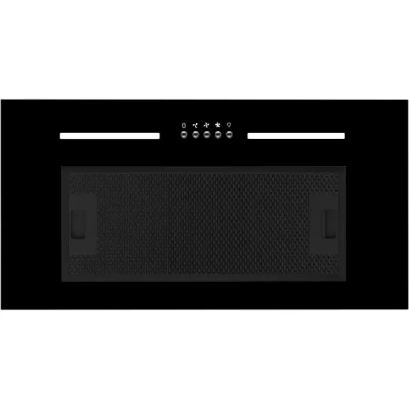 Campana extractora empotrable MPM MPM-54-OWS-02, 54 cm, extracción en 3 niveles, máx. 626 m³/h, negra