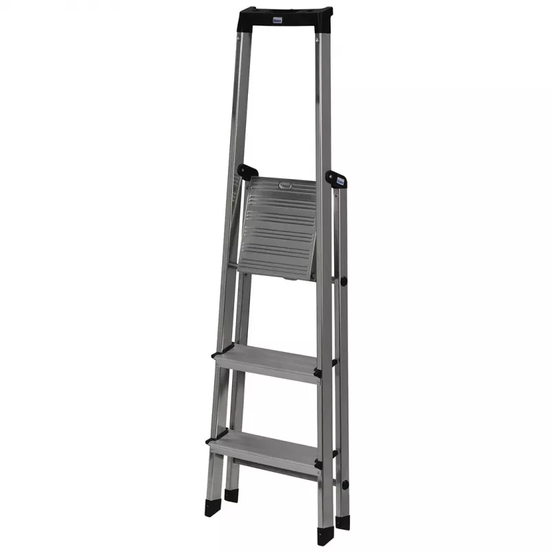 Escalera plegable Krause Solidy plata
