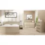Mesita de noche top e shop M2 SONOMA — mesita de noche de 2 cajones, roble, 300×300×400 mm