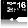 Tarjeta de memoria MicroSDHC Silicon Power 16GB Class 10 UHS-I U1 40 MB/s, sumergible, negra