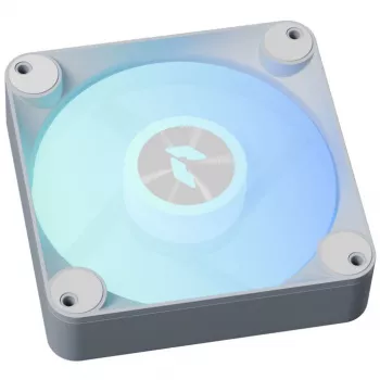 Ventilador de caja APNX FP1-RQ 120 PWM ARGB-WT 120 mm, control PWM, marco ARGB blanco