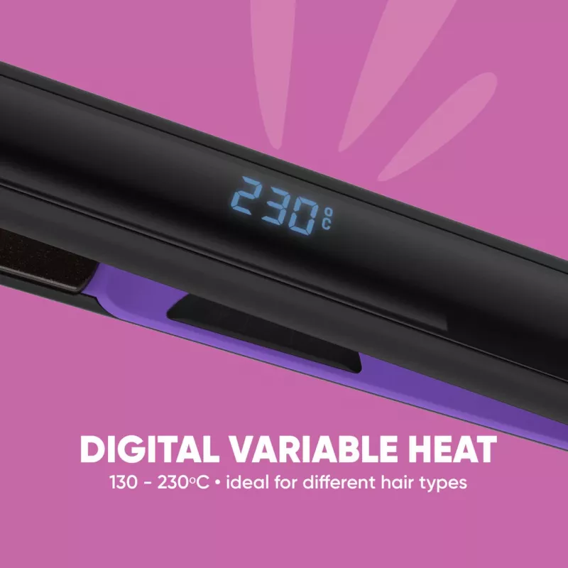 Plancha de pelo SBB SBST-1000-EU temperatura digital regulable Full Size