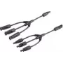 shiverpeaks®-PV4-Juego de cables adaptadores en T, 3/1, 4 mm², negro/negro, 30 cm (BS02-21033)