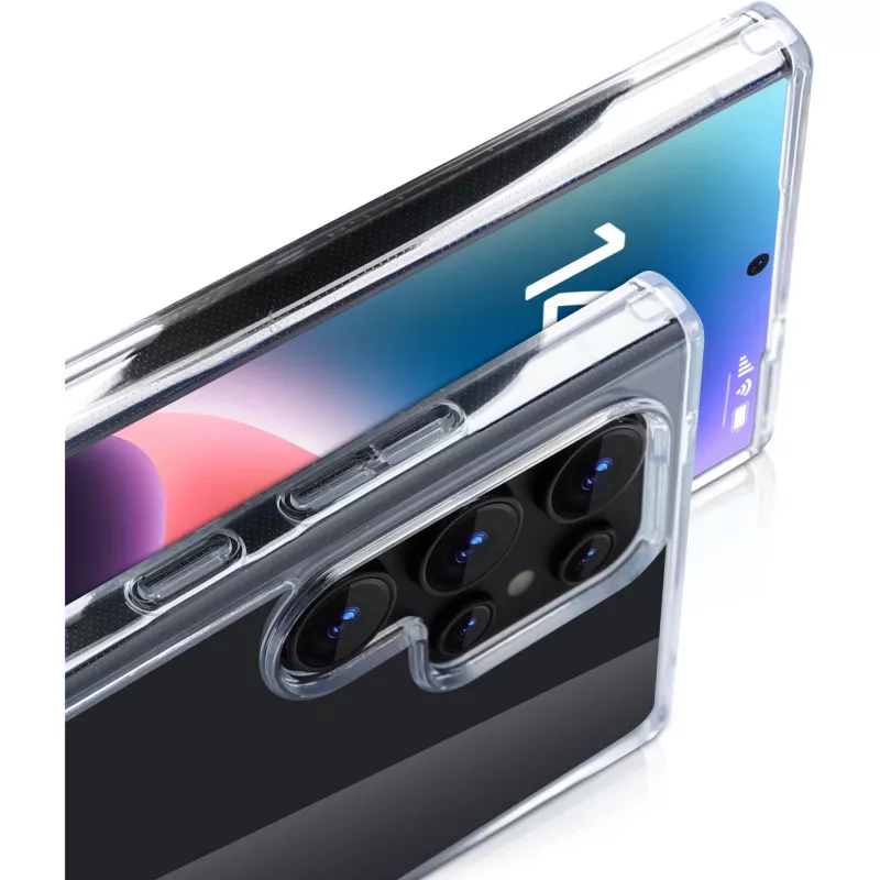 Funda nevox StyleShell SHOCKFlex Galaxy S25 Ultra transparente 6,8 pulgadas