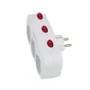 Esperanza ELK307W regleta eléctrica, 3 tomas con interruptor, blanca