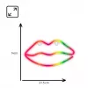 Luces de neón MANTA SNL61RGB LIPS RGB letrero decorativo con cambio de color, modelo SNL61RGB