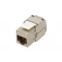 Keystone Extralink CAT6A STP RJ45 inserto keystone metálico en ángulo, puerto único