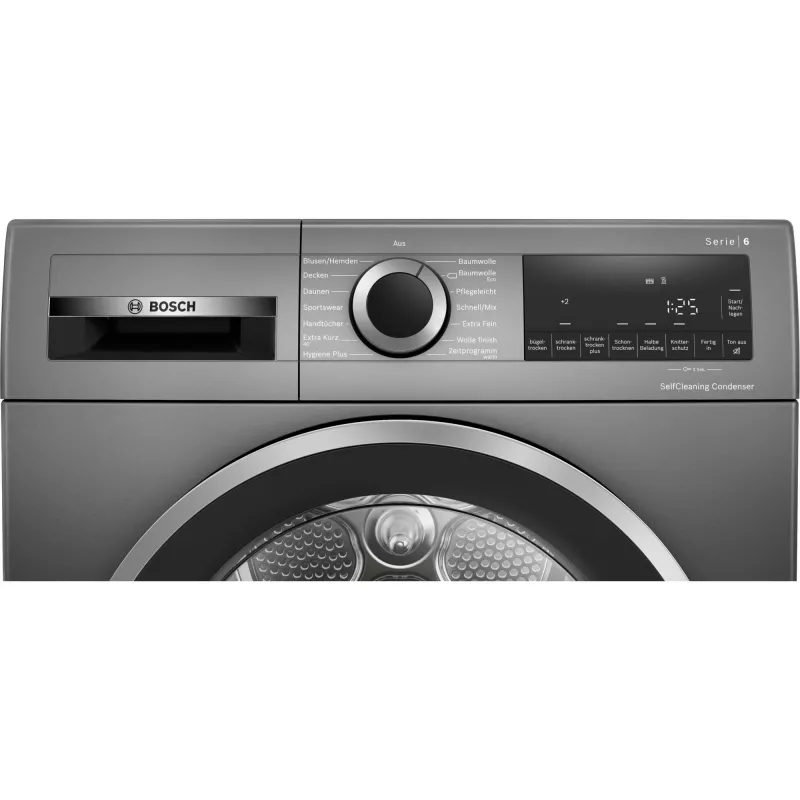 Bosch Serie 6 WQG2450R10 secadora de libre instalación carga frontal 9 kg negra