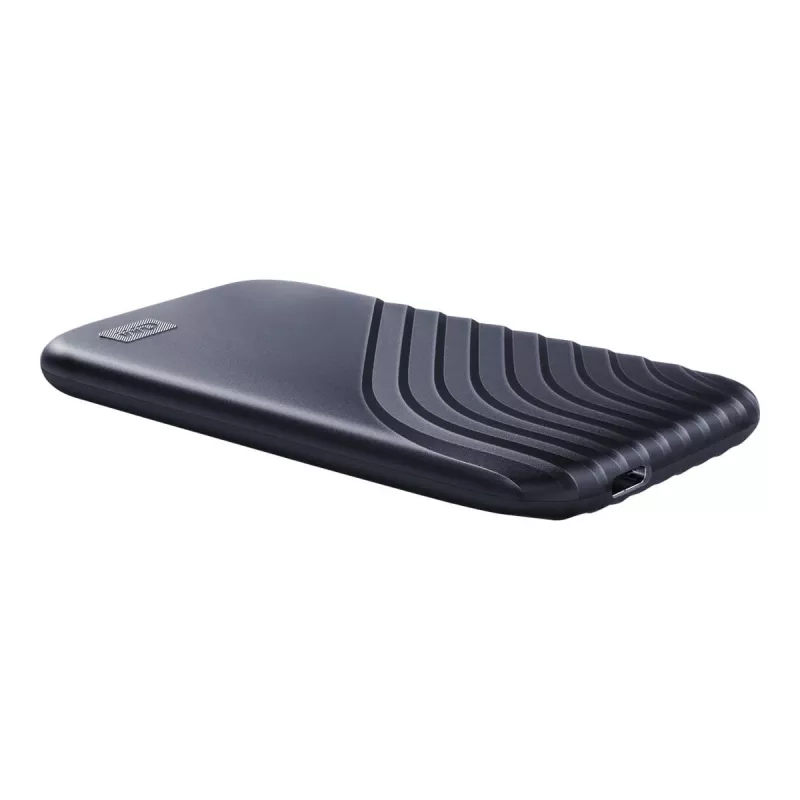 WD My Passport SSD WDBAGF0020BBL - SSD - cifrada - 2 TB - externa (portátil) - USB 3.2 Gen 2 (conector USB-C) - AES de 256 bits - azul medianoche