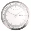 NeXtime Reloj de pared 3009 Captain, Ø44 cm, blanco