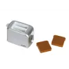 Set de desayuno KLEIN plateado — set de juego de rol de cocina de desayuno para niños