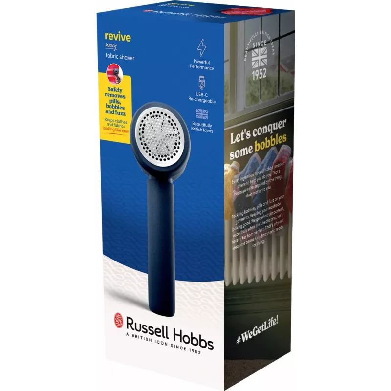 Quitapelusas Russell Hobbs 27660-56 portátil recargable, quitapelusas compacto