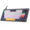Teclado mecánico Tracer FINA 84 gris (interruptor Outemu Red) TRAKLA47279