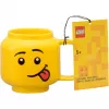 LEGO EYZ65827 Taza pequeña de cerámica con cara divertida 255 ml