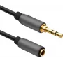 Cable alargador de audio helos 288711 — jack de 3,5 mm, 0,5 m