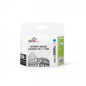 Cartucho de tinta TB compatible con Brother LC225XL cian nuevo