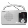 Radio portátil Eltra EWA plata — receptor AM/FM, a pilas