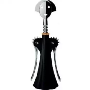 Sacacorchos de alas Alessi AAM01 B negro 245 mm
