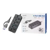 HUB USB 3.2 Gen1, 4x USB-A interruptor encendido/apagado