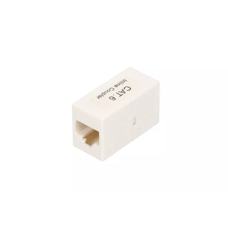 Toma de conexión Extralink RJ45 CAT6 UTP, plástico, blanco, 1 ud.