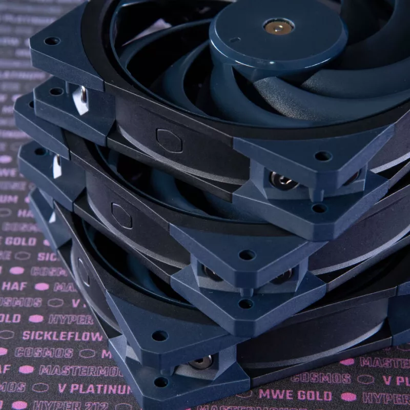 Ventilador Cooler Master Mobius 120 OC 12 cm Negro 3 velocidades 3200 RPM