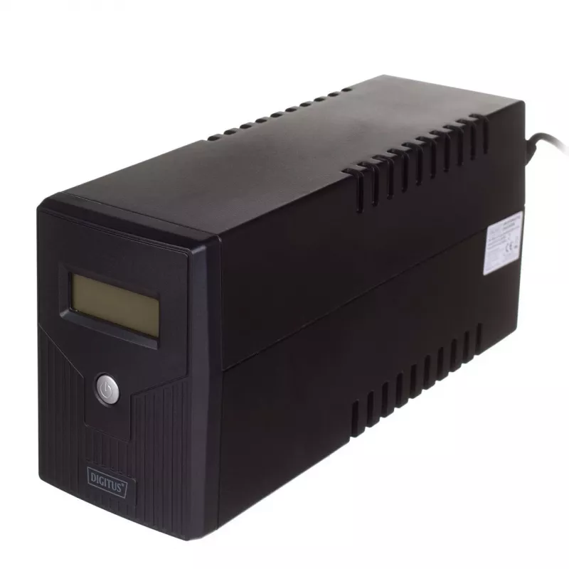 DIGITUS SAI Line-Interactive, 800VA/480W 12V/9Ah X1 batería, 2x toma CEE 7/7, RJ-11, LCD (DN-170064-LCD)
