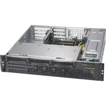 Super Micro Supermicro SC825M BTQC-R802WB - Rack - montaje en rack - 2U - ATX ampliado ampliado - SATA/SAS - Hot-Swap 800 W - Negro (CSE-825MBTQC-R802WB)