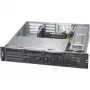Super Micro Supermicro SC825M BTQC-R802WB - Rack - montaje en rack - 2U - ATX ampliado ampliado - SATA/SAS - Hot-Swap 800 W - Negro (CSE-825MBTQC-R802WB)