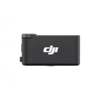 Receptor de micrófono DJI Mic 3 soporte para cámara negro – alimentado por batería, incluye cable de audio de 3,5 mm y USB